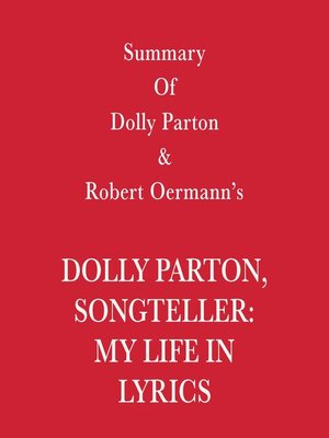 cover image of Summary of Dolly Parton and Robert Oermann's Dolly Parton, Songteller